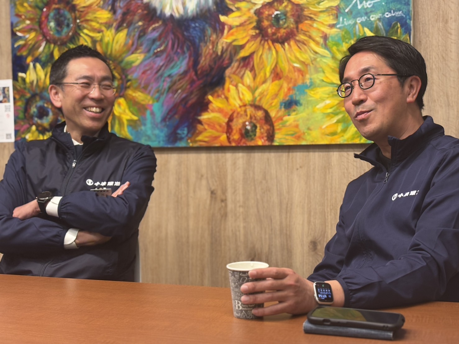 小湊鐵道 対談風景